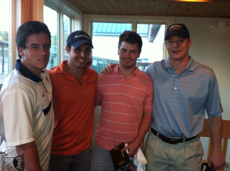 2014 Golf Outing  - Nino DiPasquale, Russell Suskind, ?, Coach Pierandri
